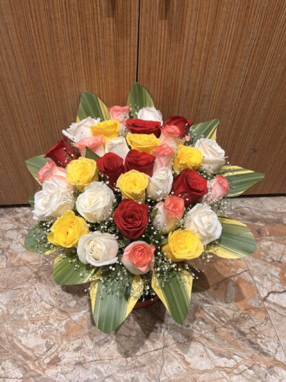 Mix Roses Box Arrangement - Image 2