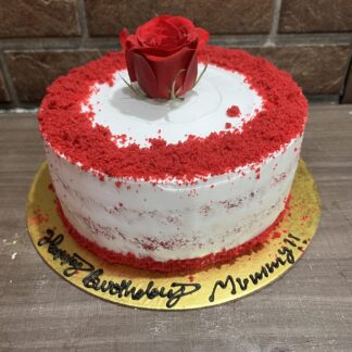 Half Kg-Red Velvet Cake