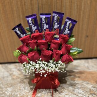 Roses n Chocolates Arrangement-By PGA