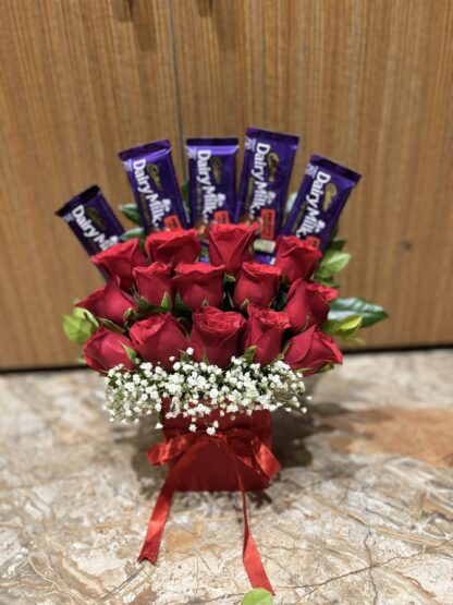 Roses n Chocolates Arrangement-By PGA