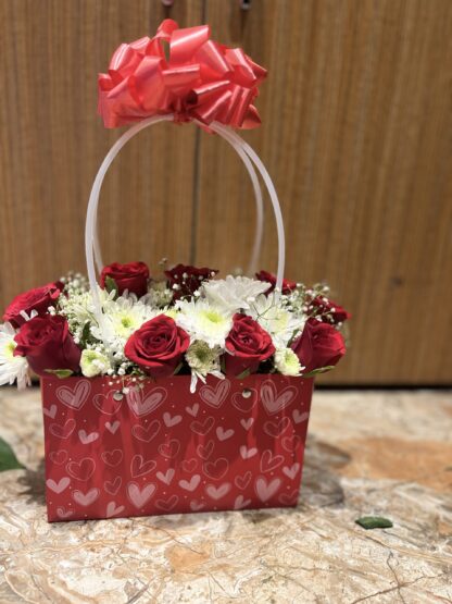 Mix Flower Bag Arrangement