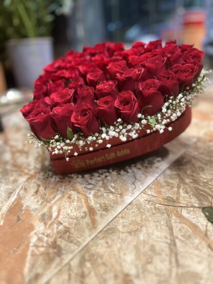 Heart shape Roses Box