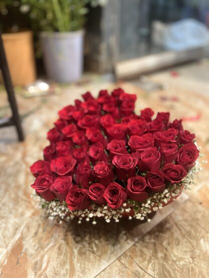 Heart shape Roses Box - Image 2