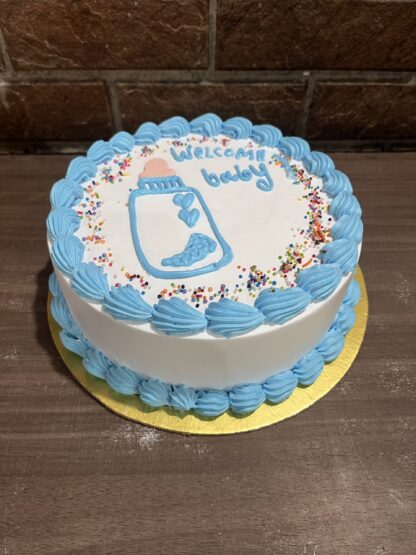 Welcome Baby Boy Cake