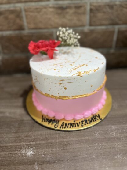 Beauty In Pink n White Cake-1 Kg