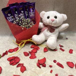 Teddy N Chocolates Combo
