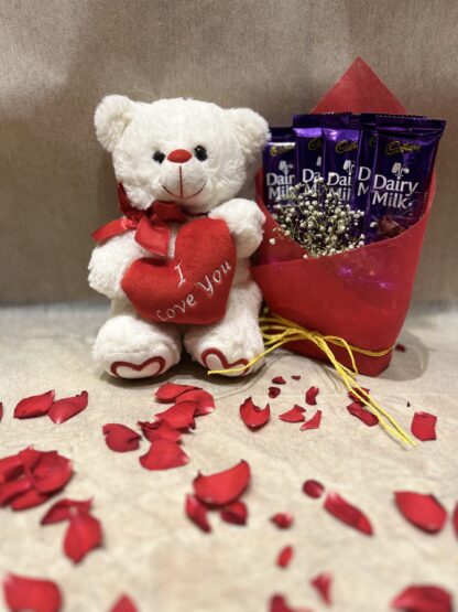Love You Teddy n Dairy milk