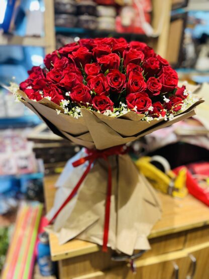 100 Red Roses Bouquet
