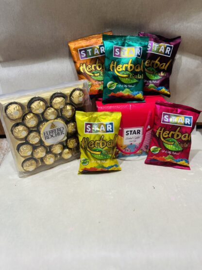 Sweets n Gulal-Holi Combo