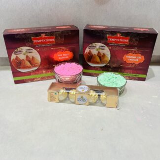 Namkeen Samosa-Chocolates-Holi Gulal