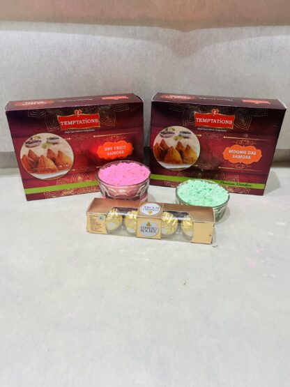 Namkeen Samosa-Chocolates-Holi Gulal