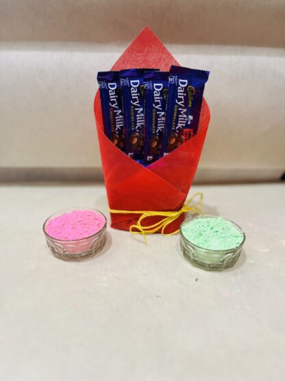 Chocolates With Gulal Pack