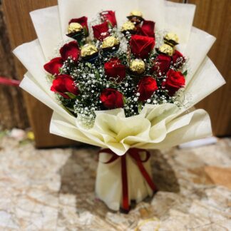Sprinkle of Rose n Chocolates Combo