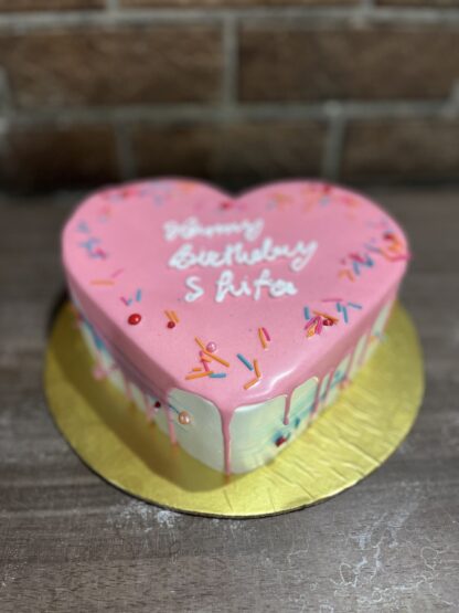 Pineapple Bliss in Pink-Heart Shape - Image 2