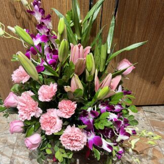 Mix Pink Flowers Combo-By PGA