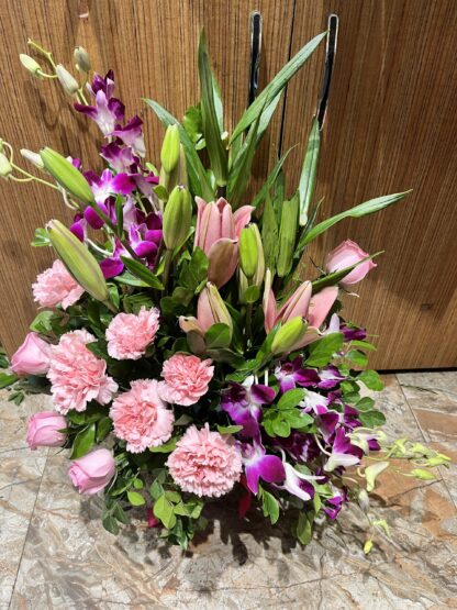 Mix Pink Flowers Combo-By PGA
