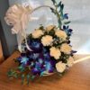 Dashing Blue & White Basket Arrangement-By PGA - Image 2