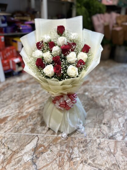 White n Red Roses Beauty-By PGA