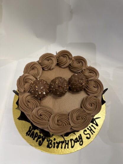Decorated Chocolate Cake-1 Kg - Image 2