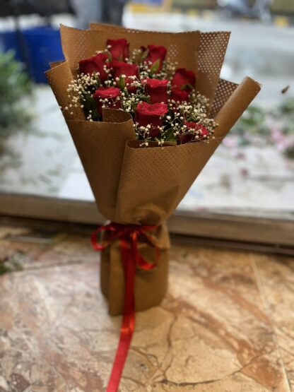 Beautiful Red Roses Bouquet-By PGA