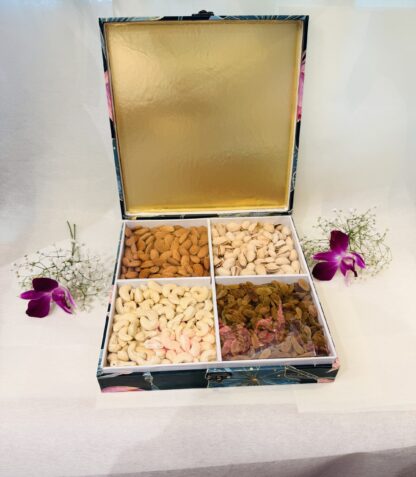 Floral Print Dry Fruits Box-By PGA