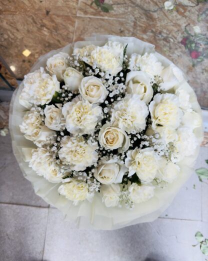 White Sympathy Bouquet-By PGA - Image 2