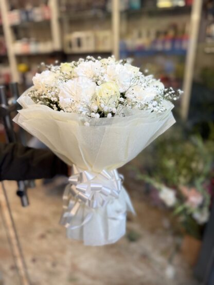 White Bold & Beautiful Bouquet-By PGA