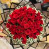 100 Premium Red Roses Bouquet-By PGA - Image 2