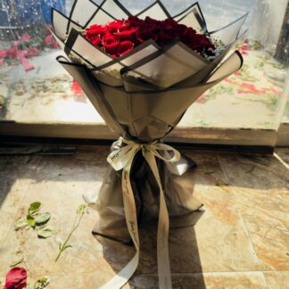 50 Exotic Red Roses Bouquet-By PGA