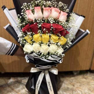 Premium Mix Roses Bouquet-By PGA