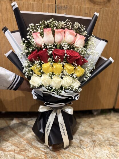 Premium Mix Roses Bouquet-By PGA