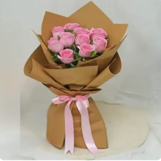 Dreamy Pink Roses Bouquet
