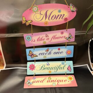 Mom Is Like a Flower-Archie's Wall Hanging