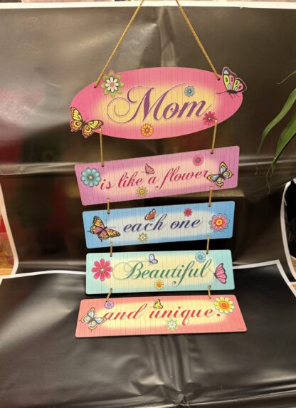 Mom Is Like a Flower-Archie's Wall Hanging