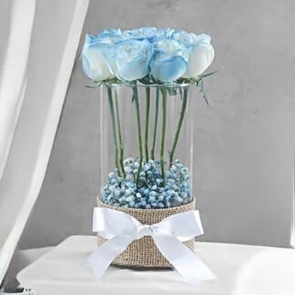 Charm Of Spray Blue Roses