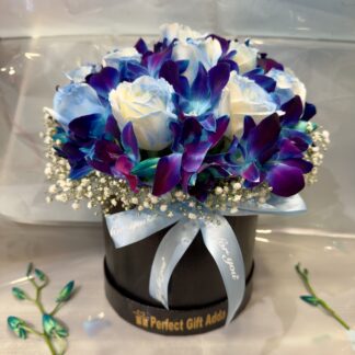 Shaded Love-Blue Roses & Orchids Box-PGA