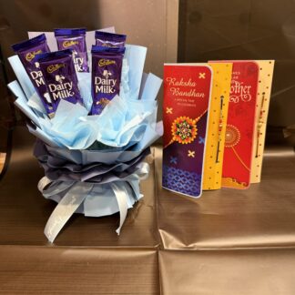 2 Archie's Rakhi & Chocolate Bouquet