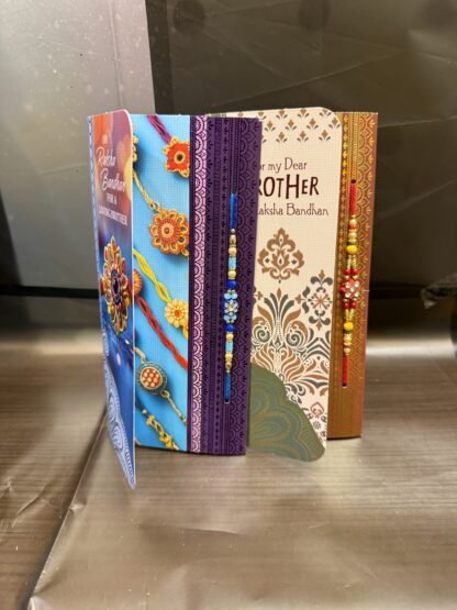 Rakhi Set With Kitkat Bouquet - Image 2