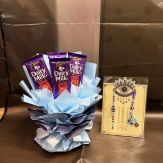 Bhaiya Bhabhi Evil Eye Rakhi With Fruit & Nut