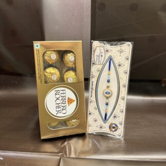 Single Premium Rakhi With Ferrero Box