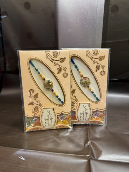 Two Premium Rakhi Set & Kisses Pouch - Image 2
