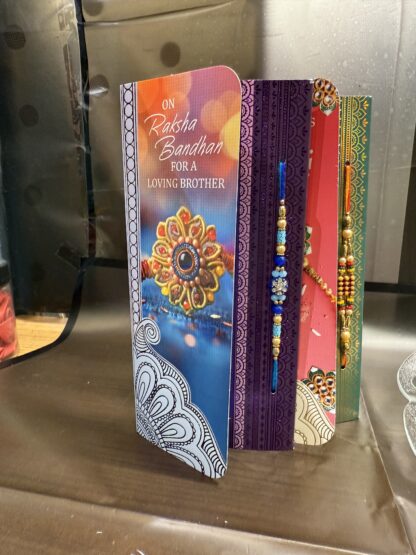 Rakhi Set With Kaju Katli Sweet - Image 2
