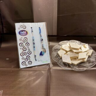 Bhaiya Bhabhi Rakhi Set With Kaju Katli