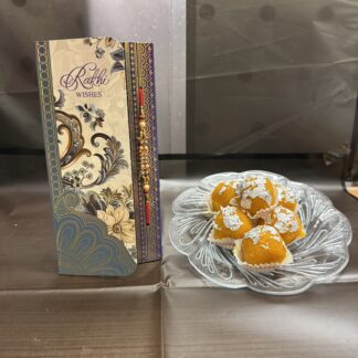 Single Rakhi With Motichoor Ladoo
