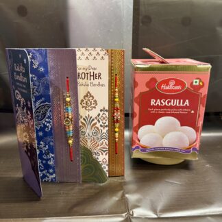 Rakhi Set & Rasgullah Combo