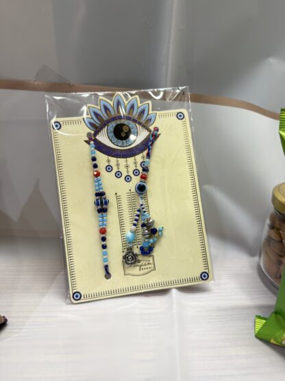 Blue Bhaiya Bhabhi Rakhi Set With Roasted Nuts - Image 2