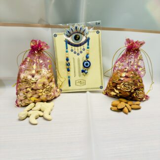 Bhaiya Bhabhi Rakhi With Dryfruits Potli