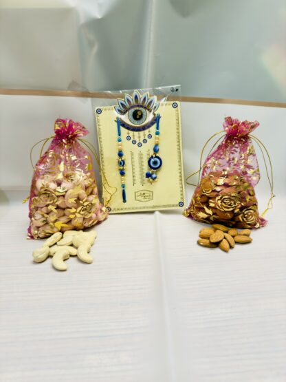 Bhaiya Bhabhi Rakhi With Dryfruits Potli