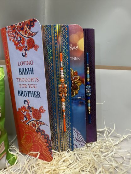 Set Of Two Rakhi With Roasted Nuts - Image 2