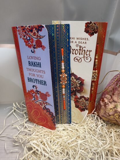 Two Rakhi With Dry Fruits Potli - Image 2